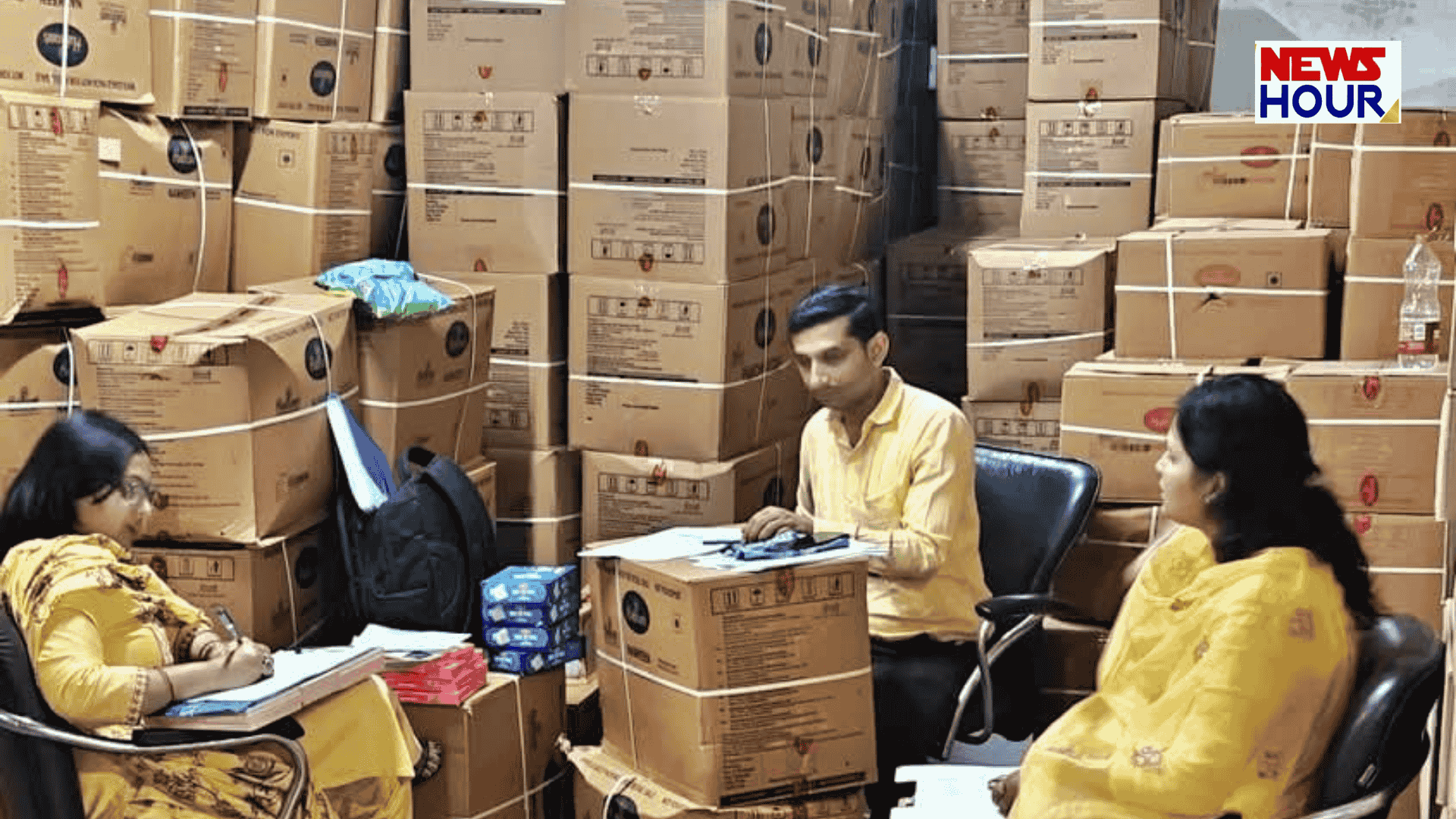 Adulteration in branded sweets, Lucknow FSDA action, Haldiram expired food boxes.