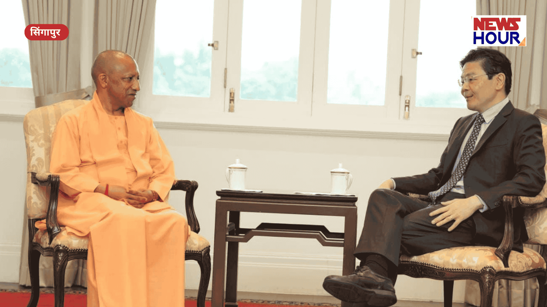 CM Yogi Lawrence Wong Meeting, UP Singapore Economic Cooperation, Yogi Adityanath Singapore Visit 2026.