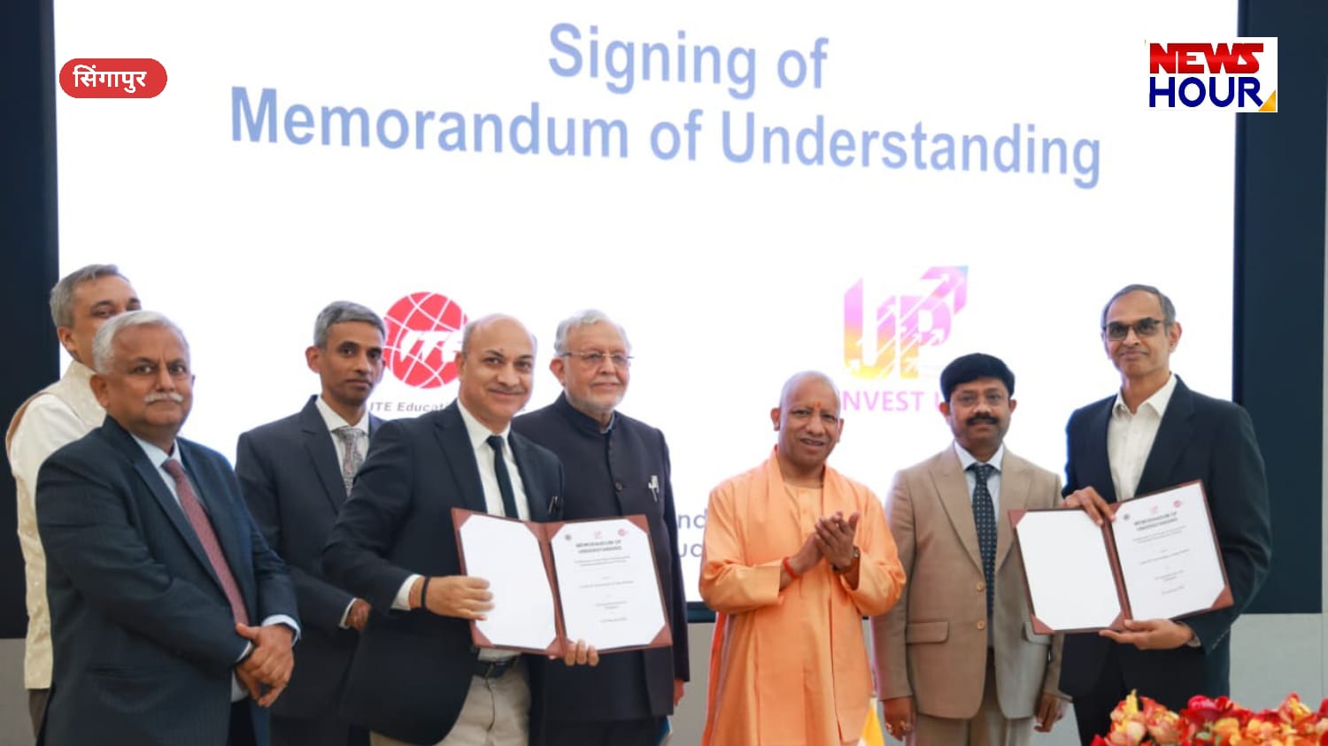 CM Yogi Singapore Visit