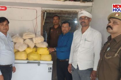 Ayodhya Food Safety Raid, Adulterated Khoya Seized Ayodhya, Kumarganj Dairy Raid News, Food Safety Department Holi Campaign.