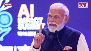 एआई पर पीएम मोदी का बड़ा बयान: 'सबका भला ही हमारा बेंचमार्क'।