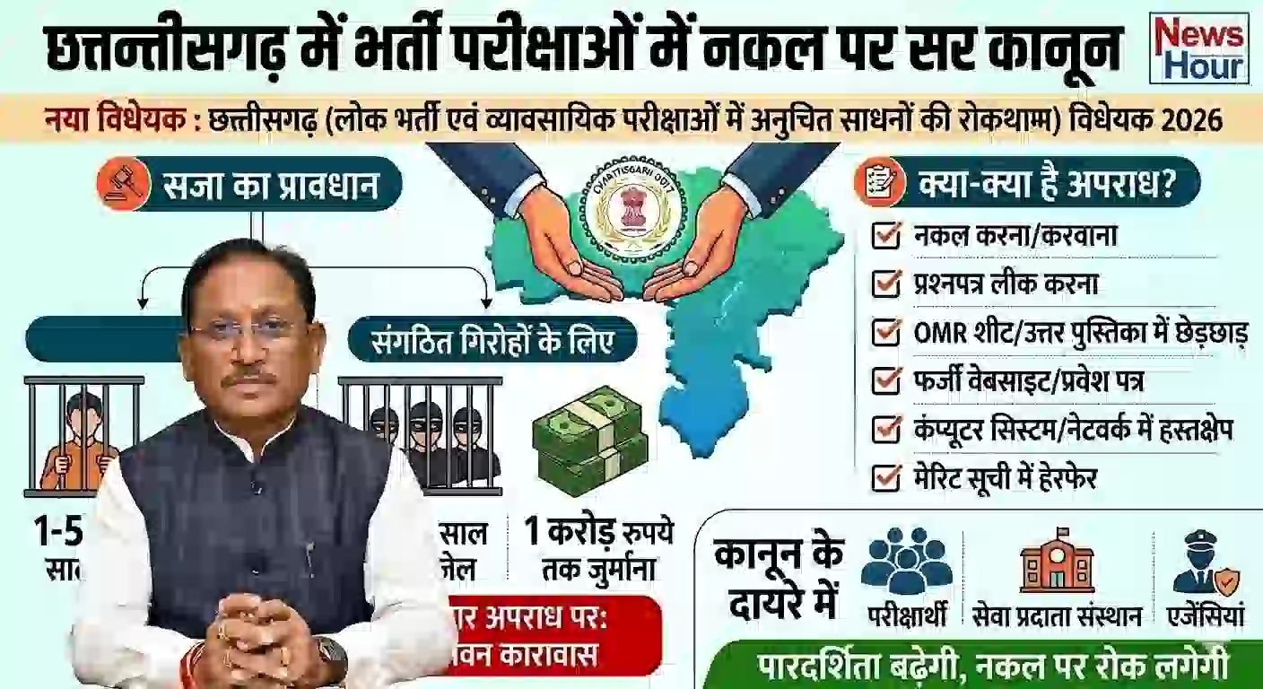 Chhattisgarh Government new rule for Exam