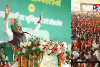 CM Dr. Mohan Yadav addressing farmers at Barhi Katni Kisan Sammelan