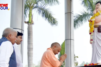 Chandra Shekhar Aazad Martyr Tribute, Kanpur visit Cm Yogi, Tribute