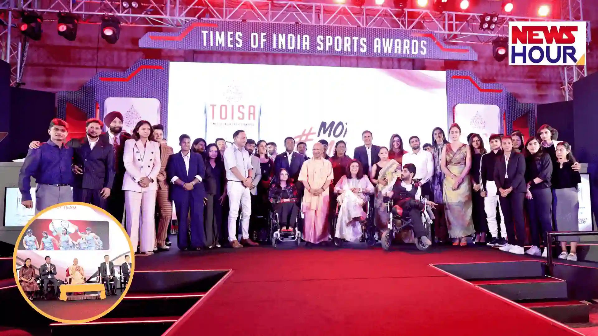 CM Yogi Adityanath at Times of India Sports Awards 2026 Lucknow