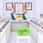 CM Yogi Adityanath chairing Gau Seva Aayog meeting at 5-Kalidas Marg Lucknow