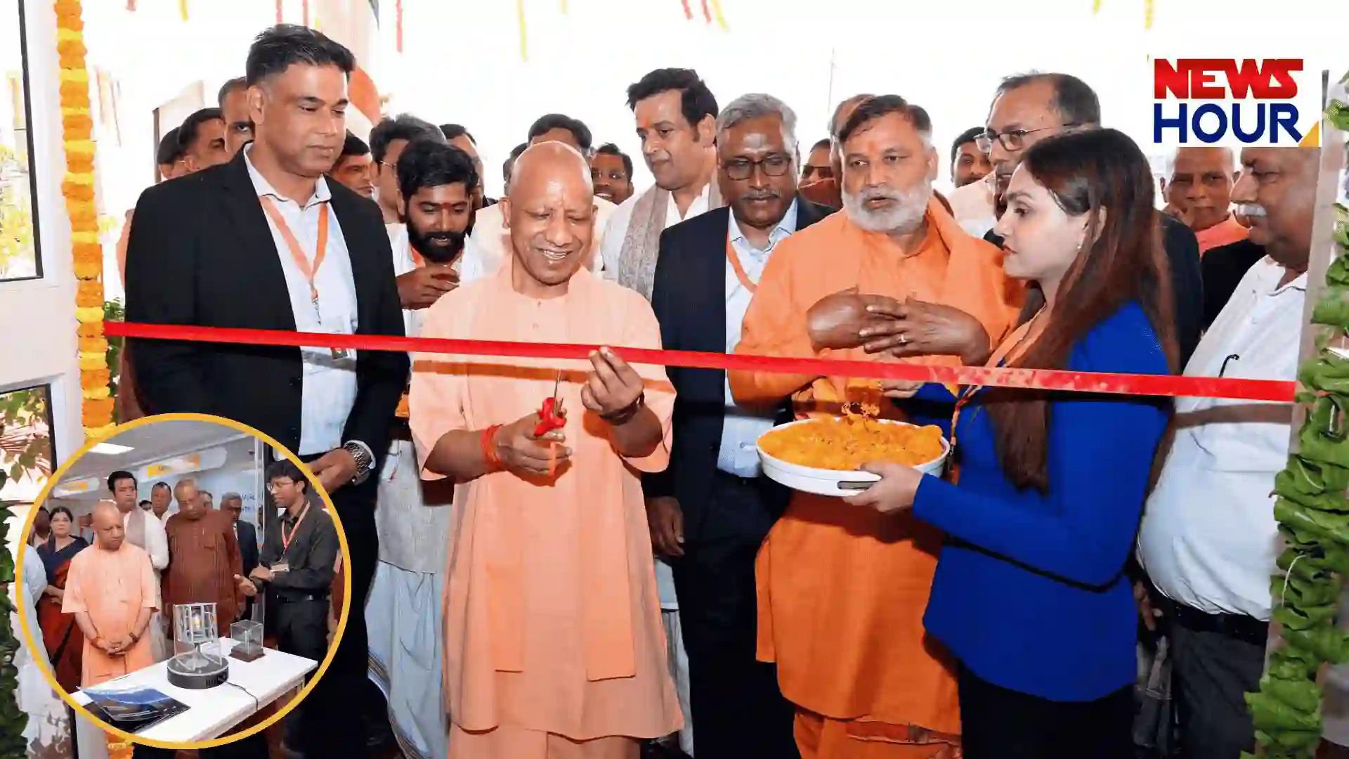 CM Yogi Adityanath inaugurating STPI center at GIDA Gorakhpur Uttar Pradesh News