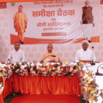 CM Yogi Adityanath inspecting construction projects during CM Yogi Saharanpur Visit