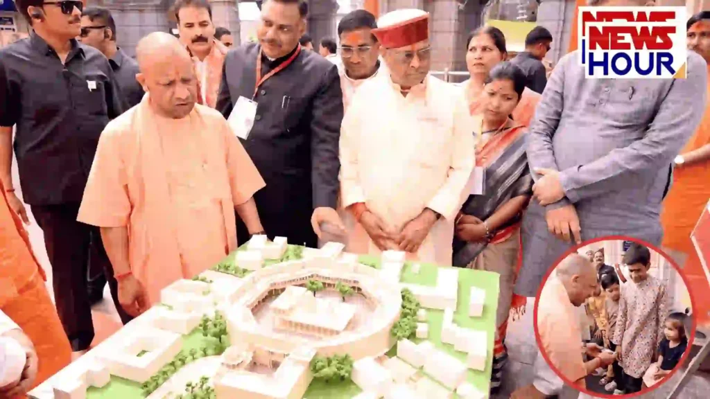 CM Yogi Adityanath offering prayers at Vindhyavasini Temple Mirzapur Uttar Pradesh News