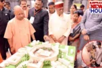CM Yogi Adityanath offering prayers at Vindhyavasini Temple Mirzapur Uttar Pradesh News