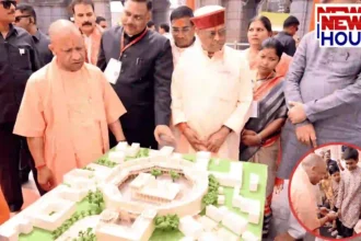 CM Yogi Adityanath offering prayers at Vindhyavasini Temple Mirzapur Uttar Pradesh News