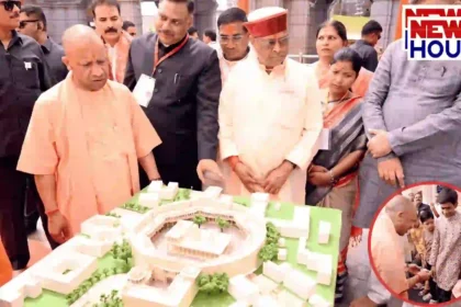 CM Yogi Adityanath offering prayers at Vindhyavasini Temple Mirzapur Uttar Pradesh News