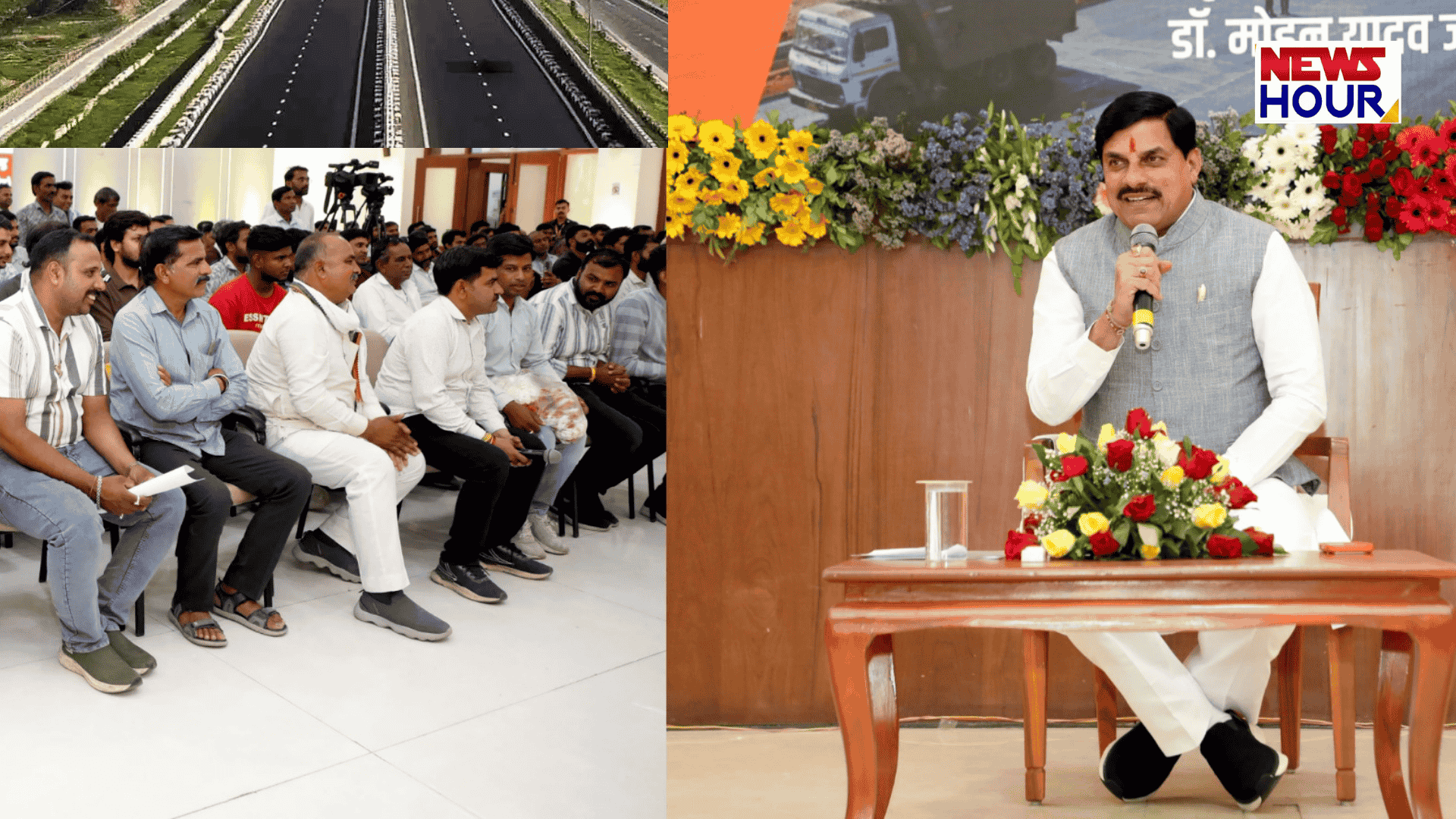 Farmers thanking CM Mohan Yadav for Greenfield Access Controlled Project MP