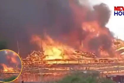 Firefighting operations at Lakshmi Narayan Mahayagya Ayodhya Uttar Pradesh News