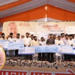 MLA Ram Chandra Yadav inaugurating Krishi Mela at Kamakhya Dham Ayodhya