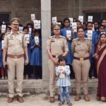 Mission Shakti Team Ayodhya Police awareness program at RD Public School Rudauli