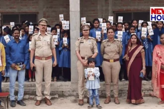Mission Shakti Team Ayodhya Police awareness program at RD Public School Rudauli