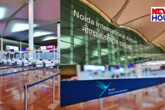 PM Narendra Modi and CM Yogi Adityanath at Noida International Airport Jewar inauguration