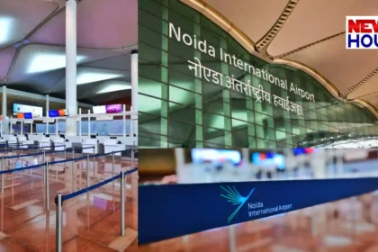 PM Narendra Modi and CM Yogi Adityanath at Noida International Airport Jewar inauguration