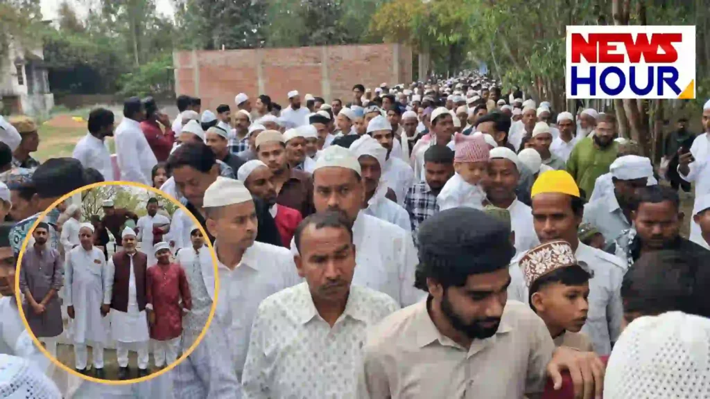 People hugging and celebrating Eid-ul-Fitr in Rudauli Ayodhya News