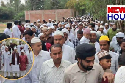 People hugging and celebrating Eid-ul-Fitr in Rudauli Ayodhya News