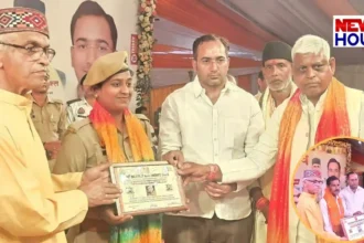 Rashtra Rakshak Samman ceremony at Maa Kamakhya Mahotsav Ayodhya 2026