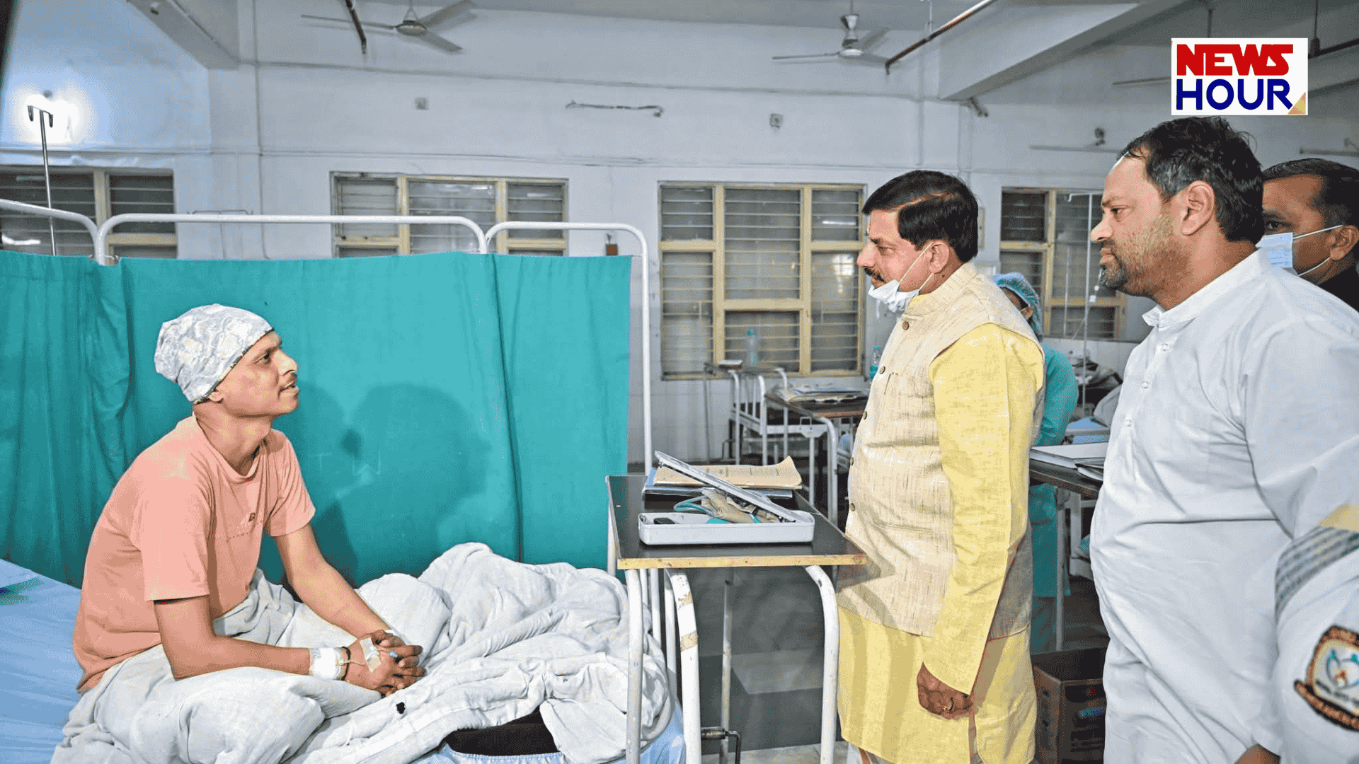 CM Mohan Yadav Bhopal Hospital Visit, Rao Rajkumar Singh Yadav Chanderi, Jawaharlal Nehru Cancer Hospital Bhopal, MP Politics News.