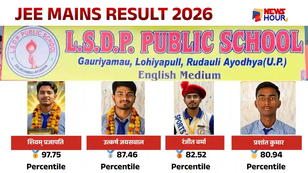 JEE Main 2026 Shivam Prajapati LSDP School