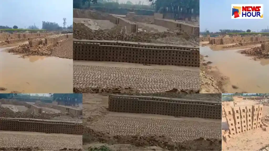 Unseasonal Rain Damage Brick Kilns Rudauli