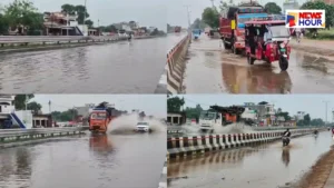 Bhelsar Overbridge Ayodhya Lucknow Highway Waterlogging