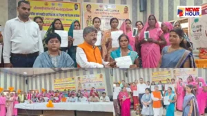 MLA Ramchandra Yadav Anganwadi Mobile Distribution Rudauli